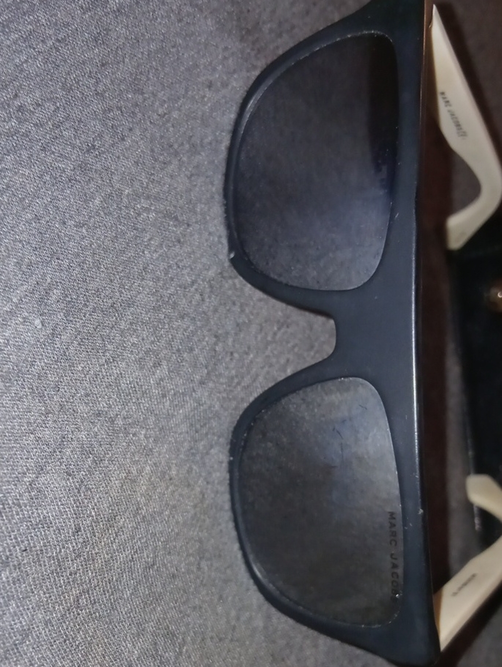 Marc Jacobs Matte Black Square Sunglasses
